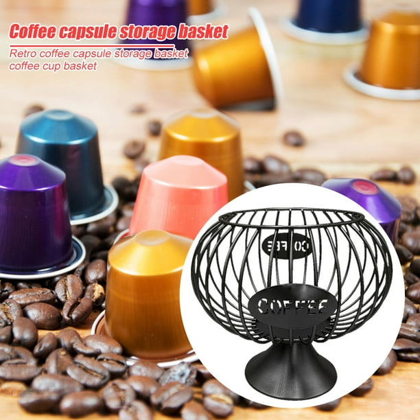 Soporte creativo para tazas de café, organizador de almacenamiento de  cápsulas a