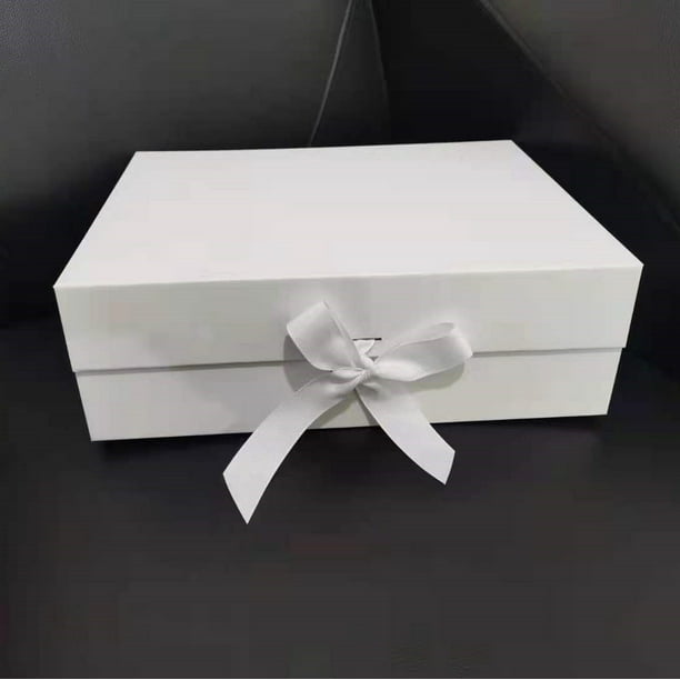 Caja de regalo magnética para regalos de 7.08 x 7.08 x 2.95 pulgadas,  pequeñas cajas de regalo con tapa para mujeres, cajas de regalo de boda de