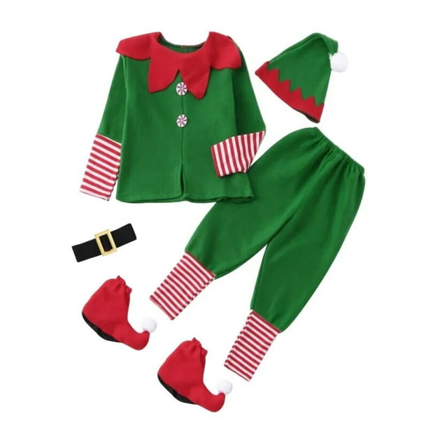 Umorden adulto niño Navidad elfo Santa Claus disfraz niña mujer con capucha  Onesie pijama mono fantasía Navidad vestir