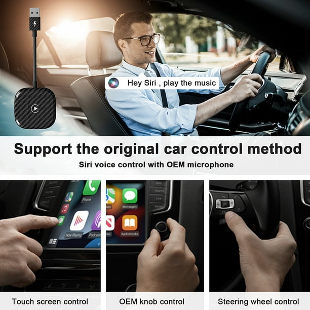 CarPlay Inalambrico Adaptador para i-Phone, CarPlay Wireless Adapter C