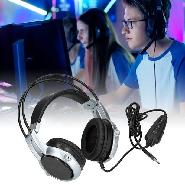 Auriculares Para PC, Ergonómicos Auriculares Estéreo Para Juegos  Insonorizados Para Audio Y Video Para Juegos MOBA Para Juegos FPS Ccdes  Otros