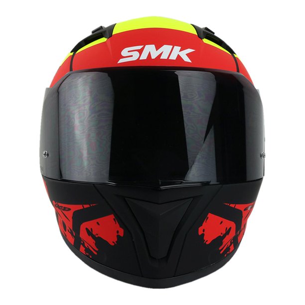 Casco Moto Vito Touring Molino Visera Solar Negro-Rojo Mate