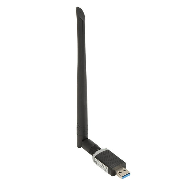 Adaptador Wifi USB 1300M 2,4G 5,8G receptor WiFi Gigabit de doble banda  adaptador inalámbrico USB3.0 con antena de 6dBi NikouMX