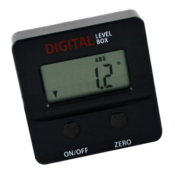 Indicador de ángulo LCD, caja de nivel digital Inclinómetro digital LCD  Indicador de nivel digital Diseño elevado
