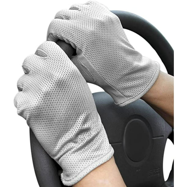 Guantes de conducción para hombre, guantes de verano UV para el