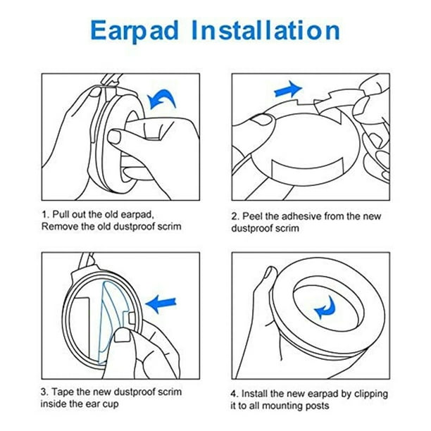 Almohadilla de espuma supersuave para la oreja - almohadillas de repuesto  para la oreja