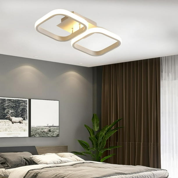 Comprar Lámpara LED de techo moderna para sala de estar, dormitorio,  comedor, cocina, hogar, restaurante, lámpara cuadrada, accesorios de  iluminación