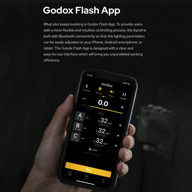 Disparador de flash inalámbrico Godox XPro II para cámaras Canon