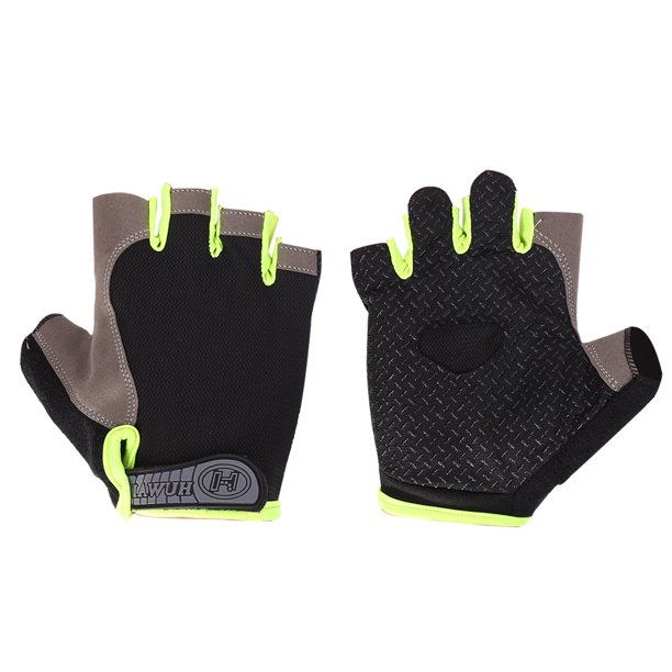 Guantes Ciclismo Medio Dedo Verano Deportes para Hombre Mujer (XL) Blanco  JShteea Accesorios para bicicletas