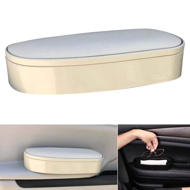 Soporte para el codo Universal de la caja del reposabrazos del coche Blanco  negro Sharpla Caso del apoyabrazos del coche