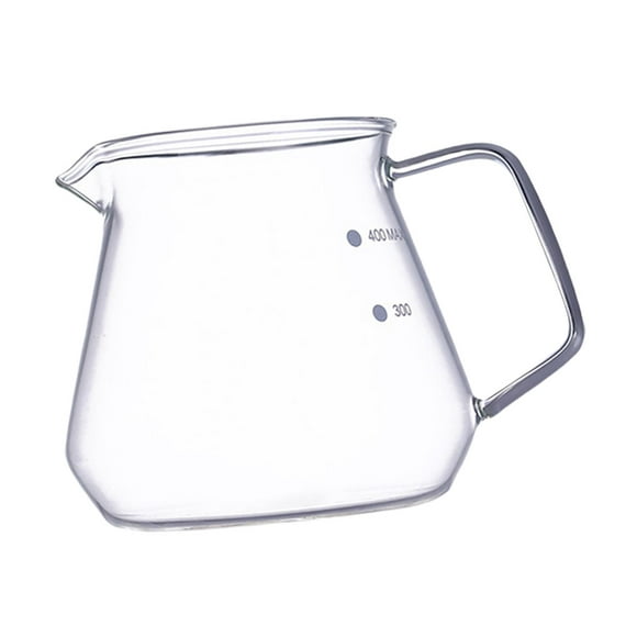 jarra de vidrio de borosilicato cafetera de goteo manual olla en forma hervidor de café reutilizable perfecl cafetera