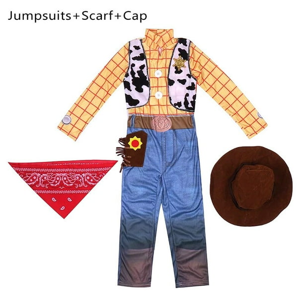  Kit de disfraz de Woody de Toy Story, para adulto, Unitalla,  Como se muestra : Ropa, Zapatos y Joyería
