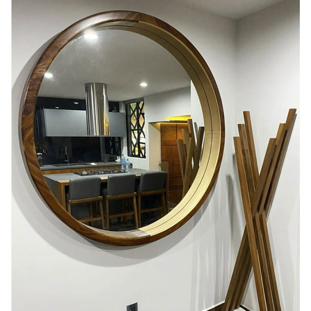 Marco redondo, marco redondo de madera, marco para fotos redondo, marco  redondo tallado, marco para el espejo, marco redondo en la pared -   México