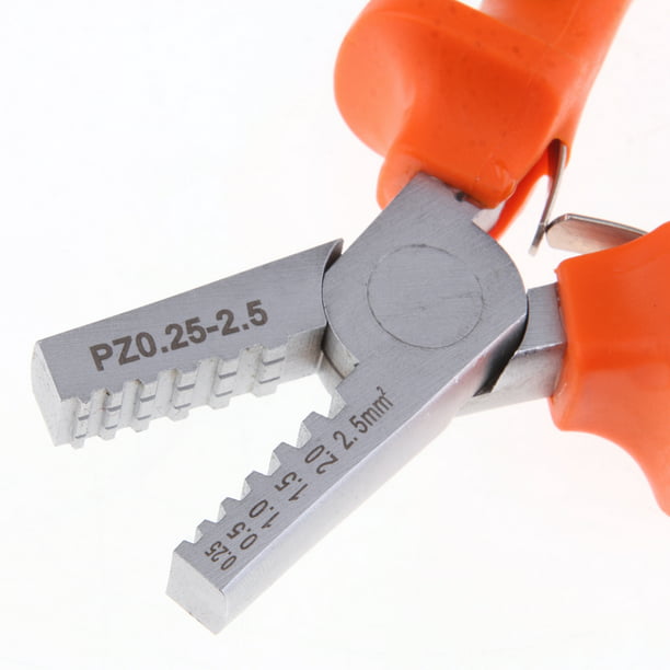 Pinzas para crimpar conectores electricos de 0.5 a 6 mm2