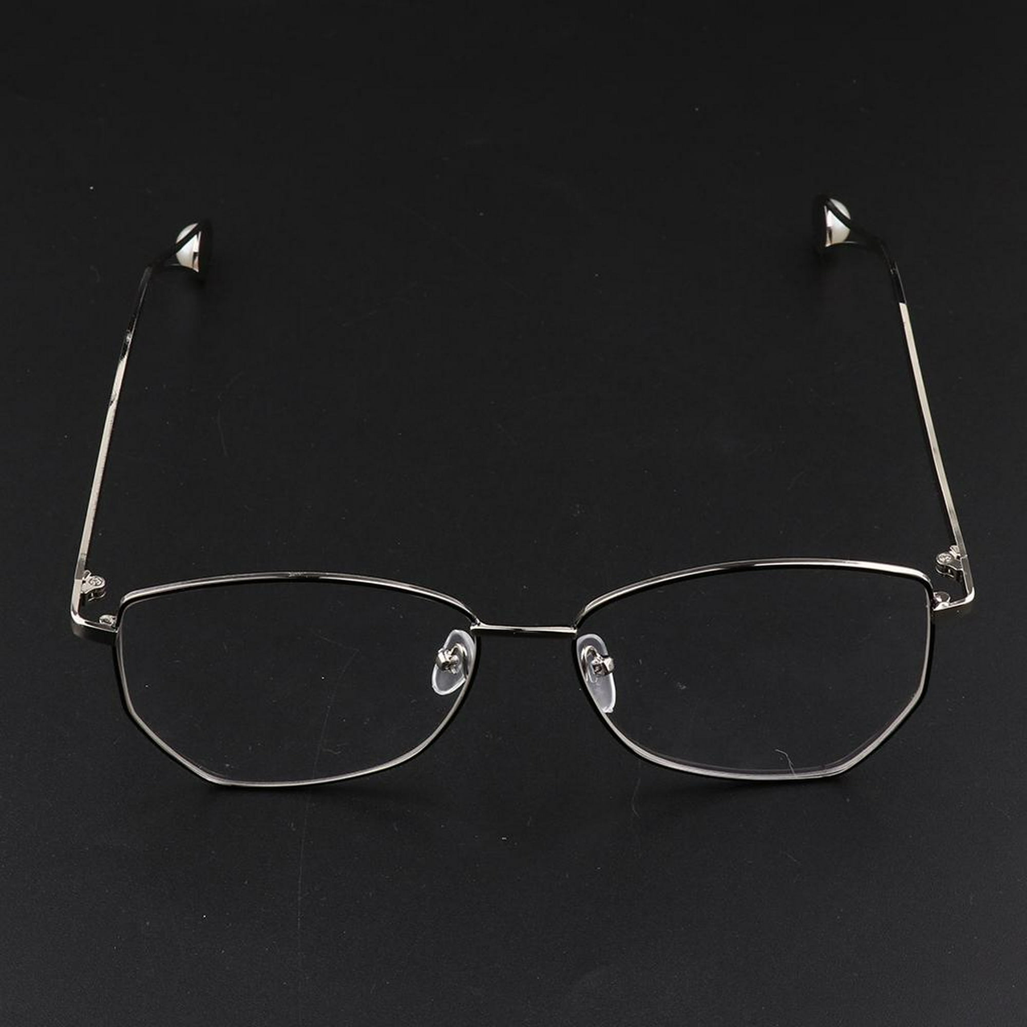 Gafas transparentes rectangulares para mujeres y hombres, lentes con  bisagra metálica y diseño gráfico, estilo casual, anteojos para usar al  aire libr