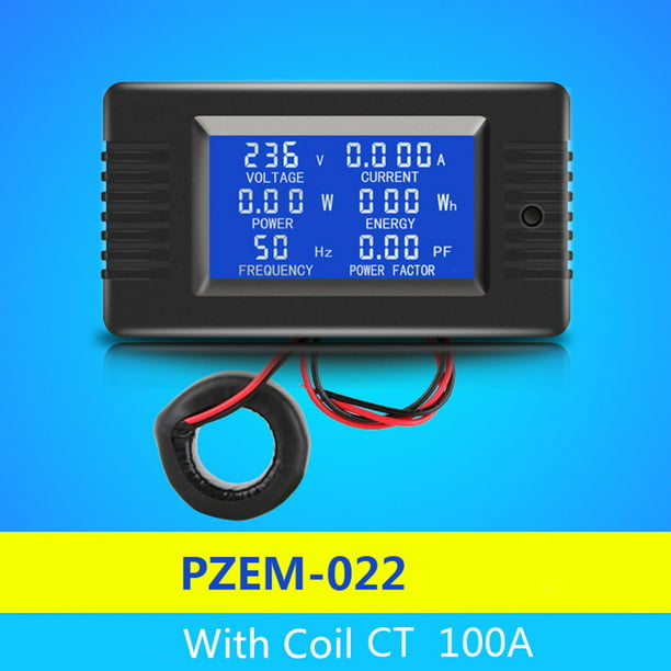 Multímetro digital de mano Voltímetro de pantalla LCD retroiluminada  Multímetro de rango automático analógico profesional para prueba de Rojo  Macarena