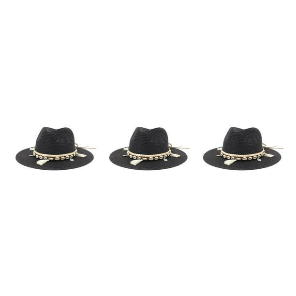 Minnieouse Sombrero de vaquero de paja para hombres y mujeres, gorras de  playa ajustables, Protector de sombrilla, sombreros de protección solar  Type1 NO1