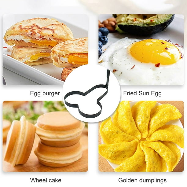 XD Designs Sartén antiadherente, olla de hierro fundido, sartenes  antiadherentes, moldes para pasteles, pasteles, huevos de desayuno, mini  huevos de