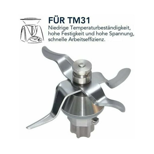 Piezas de accesorios de repuesto de cuchilla de licuadora de aluminio aptas  para Vorwerk Thermomix TM21 EM