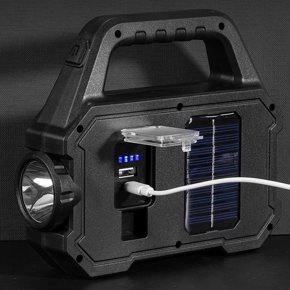 ["Linterna Led Solar banco de energía luces de trabajo COB superbrillantes Wdftyju reflector portátil linterna recargable por USB luz para acampar al aire libre