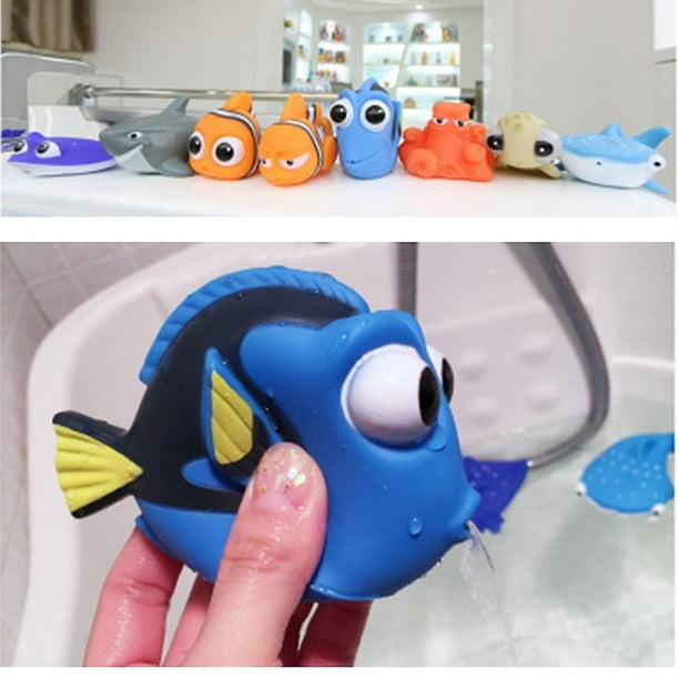 gorro de natación para niños nemo y tiburón