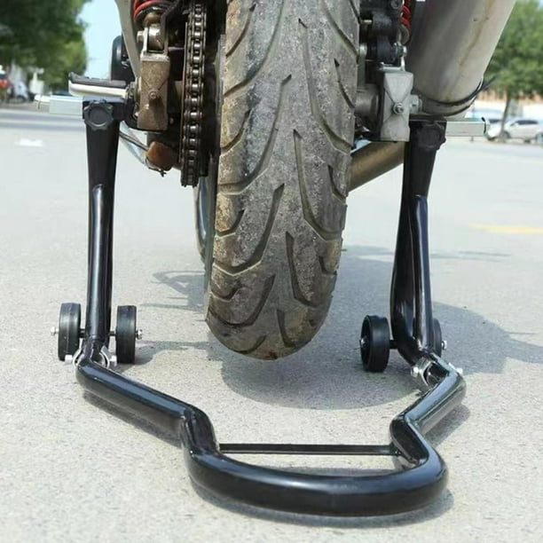 2 uds soporte para motocicleta mantenimiento rueda elevador Paddock para  motocicleta Cola Soporte de motocicleta