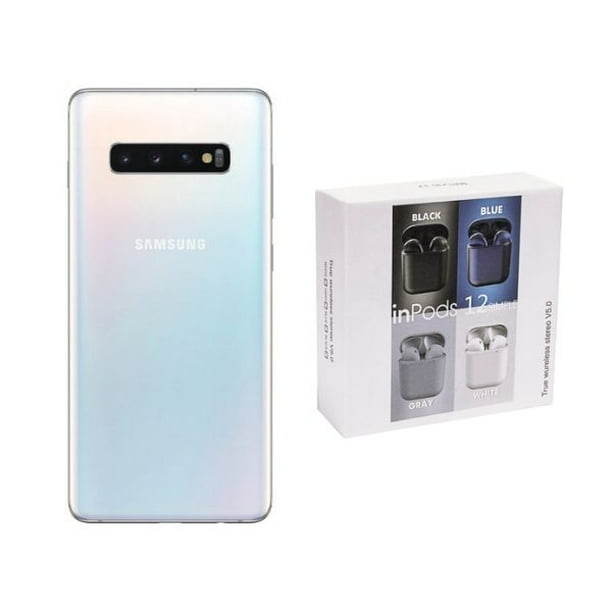Celular S10 Plus Reacondicionado 512gb Blanco + Audífonos Genéricos Samsung Galaxy SM-G975U | Walmart en línea