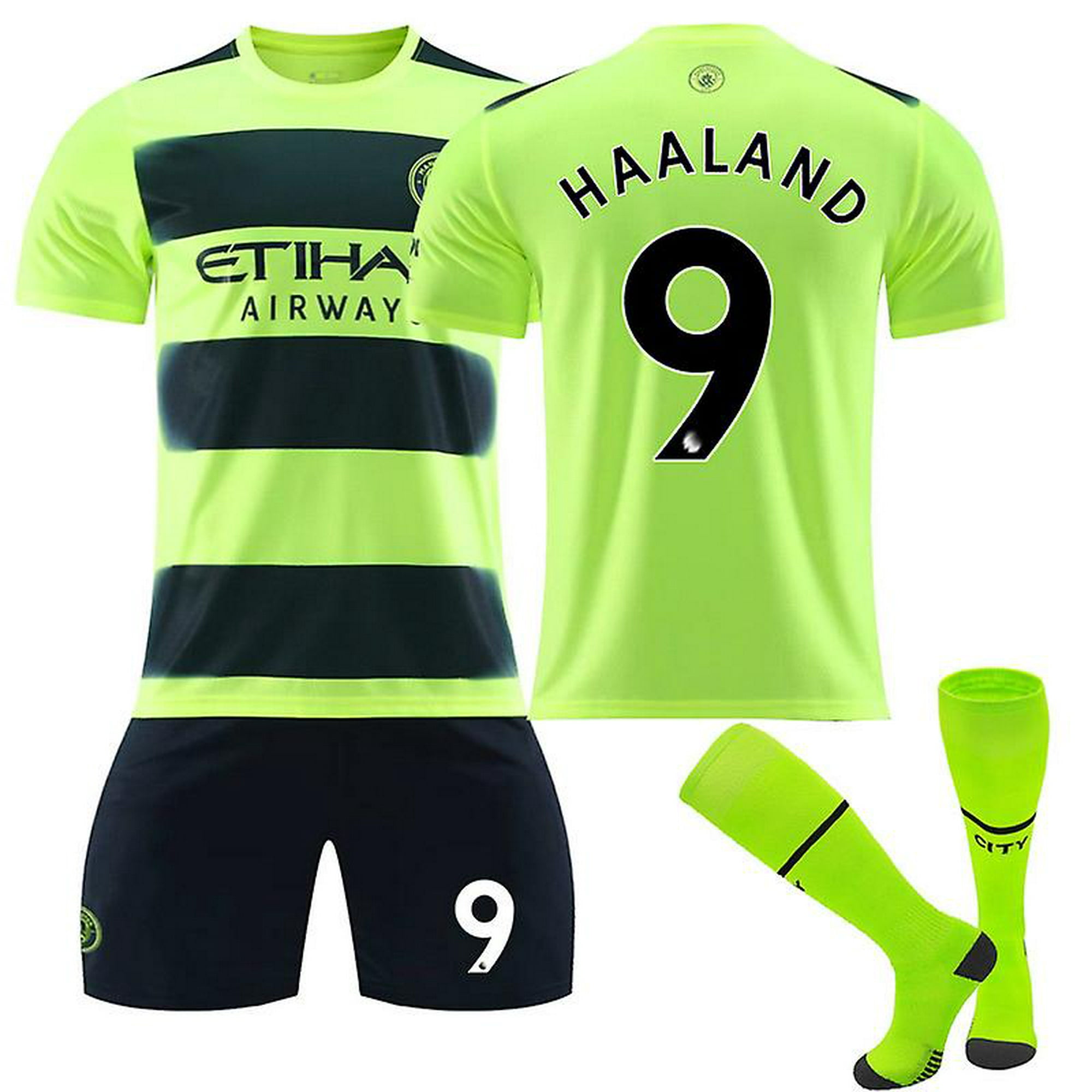 Camiseta Haaland #9 Manchester City 22/23 Camiseta de fútbol de nueva  temporada - Niños 28 (150-160 CM) Sincero Electrónica