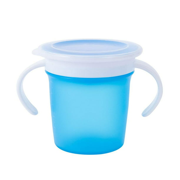 Munchkin® Miracle® 360 Trainer and Toddler Sippy Cup Set, a prueba de  derrames, 7 y 10 onzas, paquete de 3, azul/verde