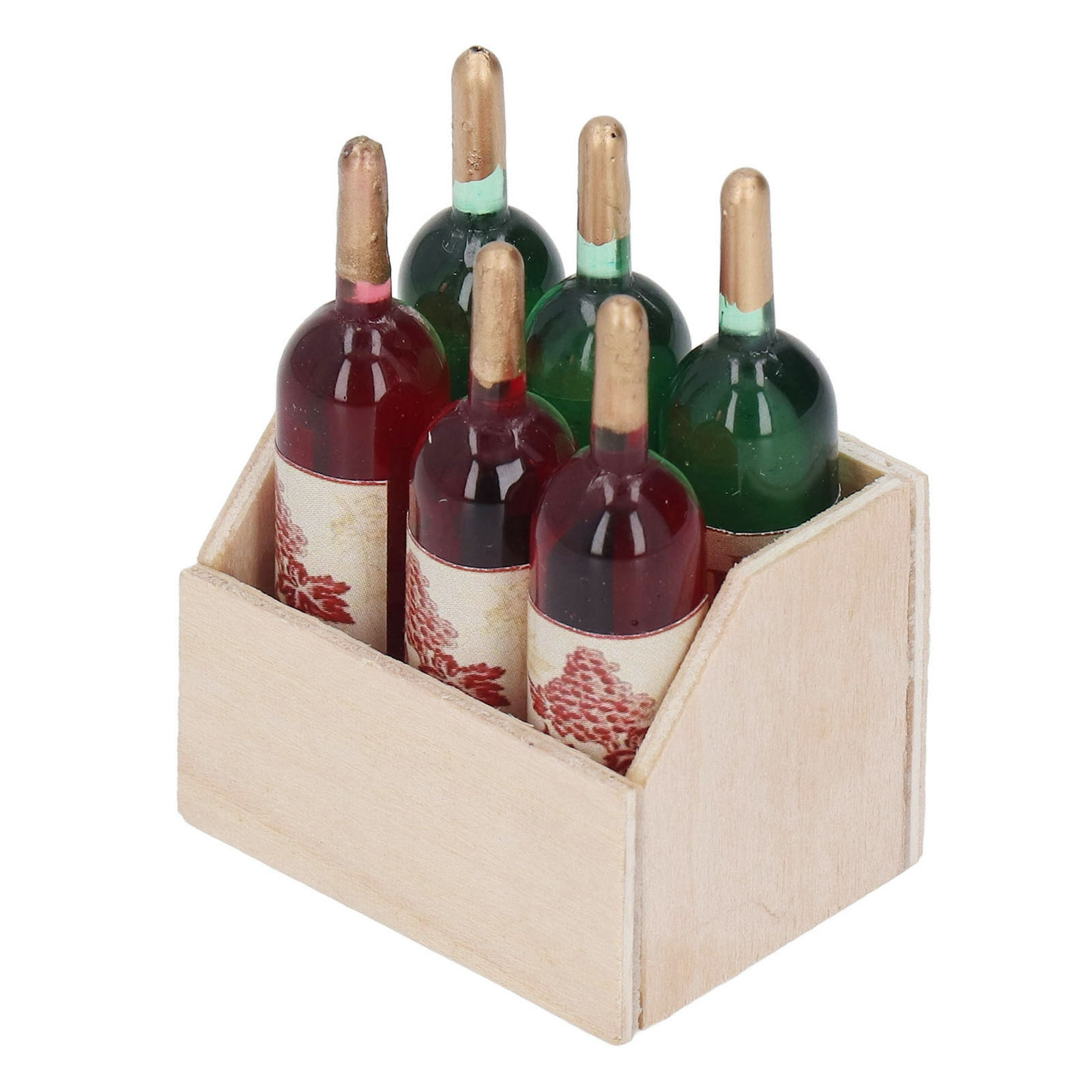 30pcs/50pcs Mini Botellas de Bebida para Decoración de Casa de Muñecas,  Botella de Vino para Funda de Teléfono DIY, Horquilla, Pendiente, Adornos  de C