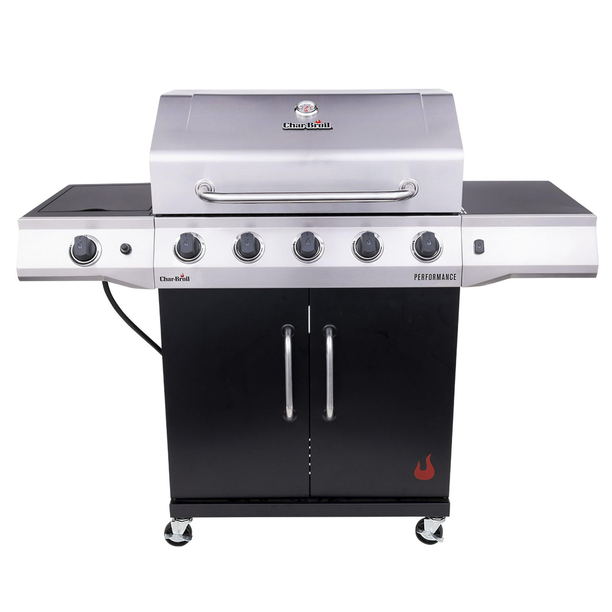 Asador de Gas Charbroil Signature Cabinet 480 con 5 Quemadores