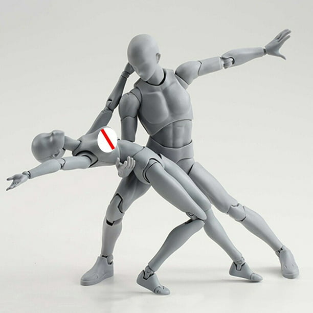 Figura de acción articulada Chan de 14cm para hombre y mujer, modelo de  juguete para dibujar, maniquí 001 Fivean unisex