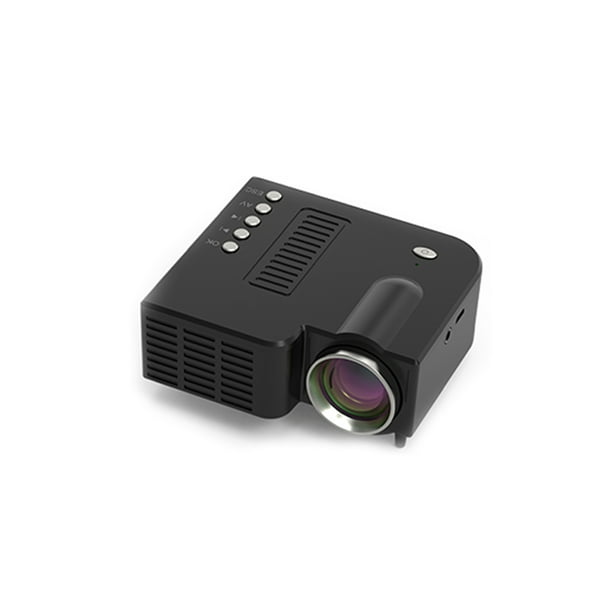 Mini proyector LED, portátil y de alto rendimiento para el hogar. Con  interfaz para reproductor de medios y USB. AweSitey EL014412-00
