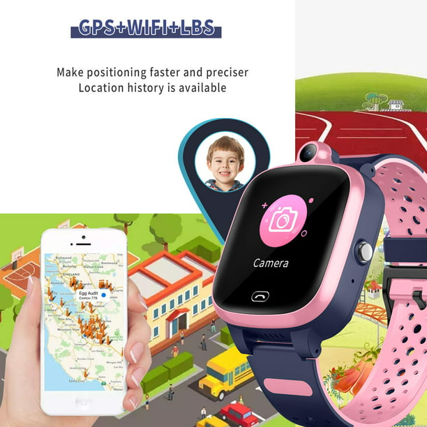 Reloj inteligente para niños con 4 G Wifi Lbs Posición en tiempo real Pantalla táctil pequeña | Walmart en línea