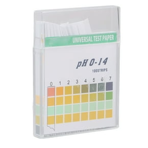 Tiras de PH papel de prueba de PH universal rápido con caja de almacenamiento para medición de suelo de cosméticos ANGGREK Otros