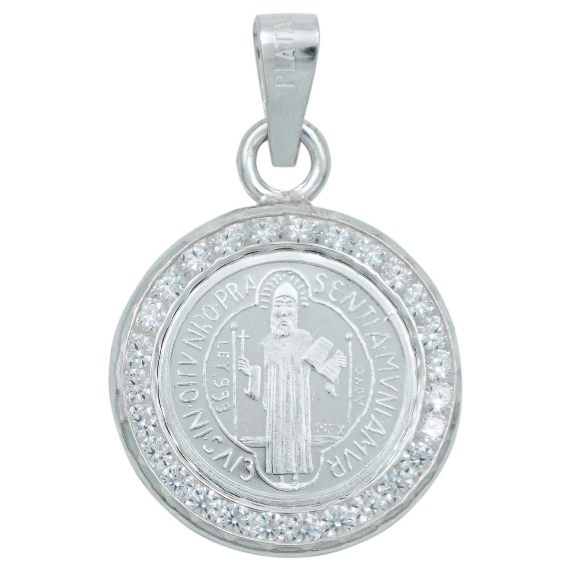 Medalla San Benito plata mediana