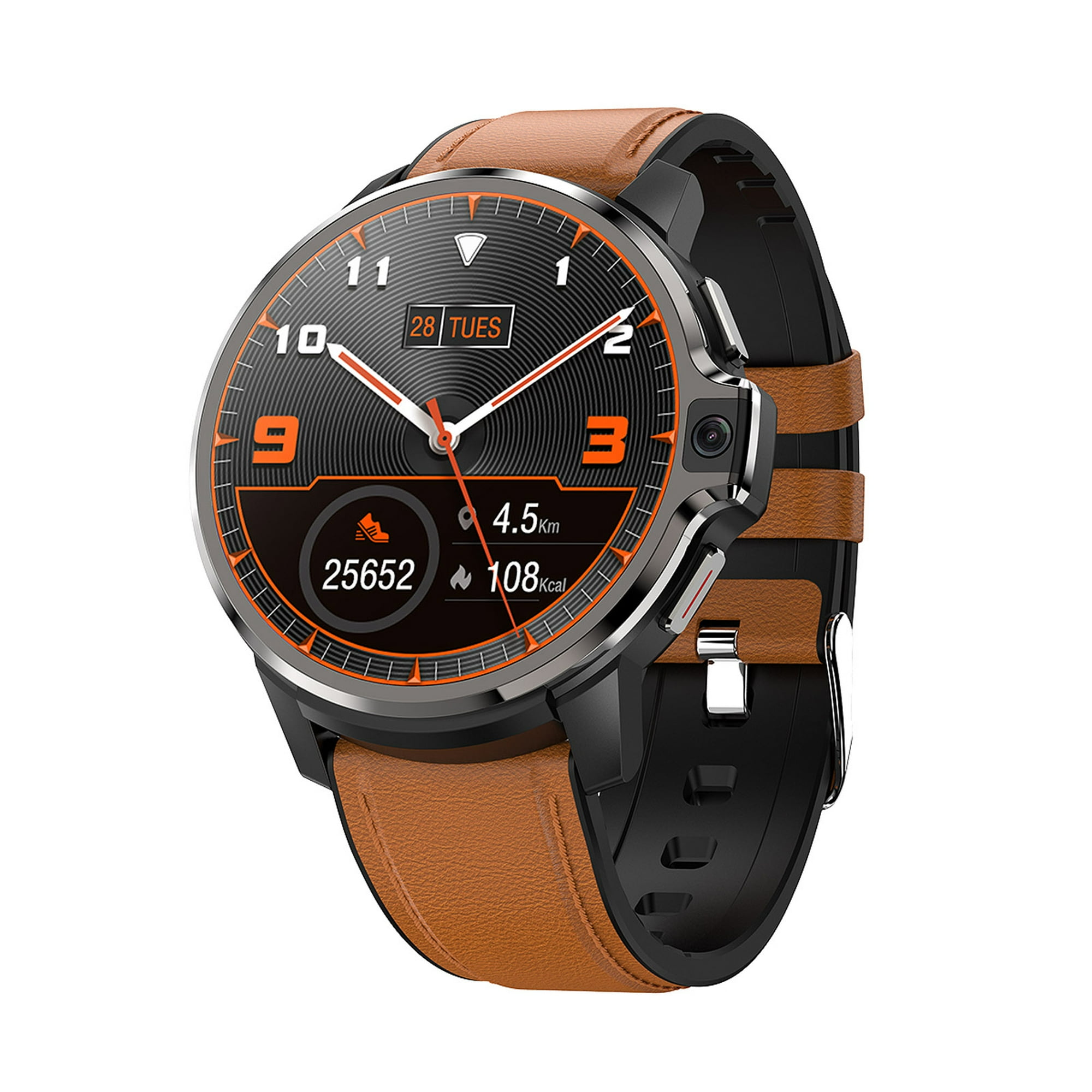 Smart watch Reloj Inteligente Mujer y Hombre Compatible con Android  Bluetooth 5.0， Negro shamjiam Reloj inteligente