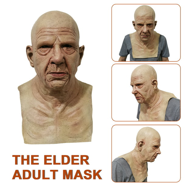 Máscara Psicópata Anciano - Complementos disfraces Halloween
