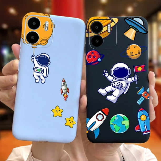 Xiaomi Redmi A2 2023 Cute Astronaut Leche Vaca Teléfono Carcasa RedmiA2 4G  Color Caramelo Funda De S Gao Jiahui unisex