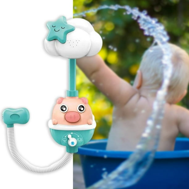 Bañera Moderna Para Bebes Recien Nacidos Con Rociador De Agua Soporte  Diversion. 