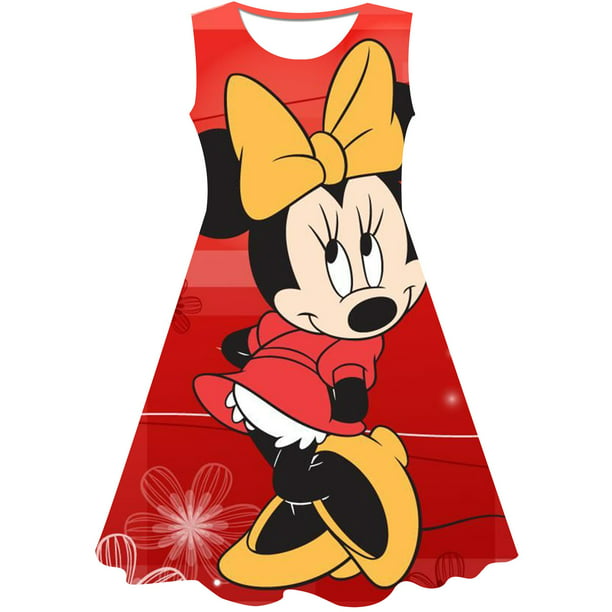 Navidad niñas Mickey Minnie Mouse princesa vestido niños disfraz 3D Mickey  Fancy 2-10 años cumpleaños fiesta vestido niño ropa 20212M Gao Jinjia LED