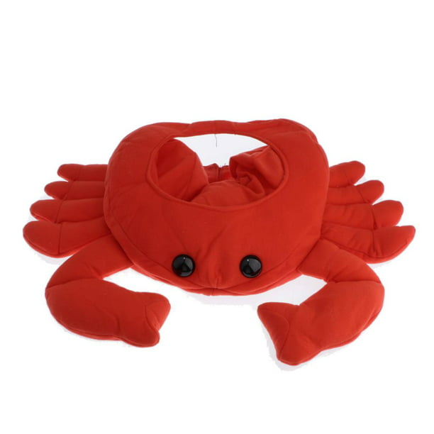 sombrero de cangrejo rojo, disfraz de animal marino, accesorios de disfraces  de de Halloween para ad jinwen Sombrero de cangrejo de dibujos animados