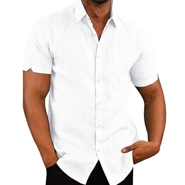 Qarigey Banquete de fiesta Camisa de un solo pecho para hombre