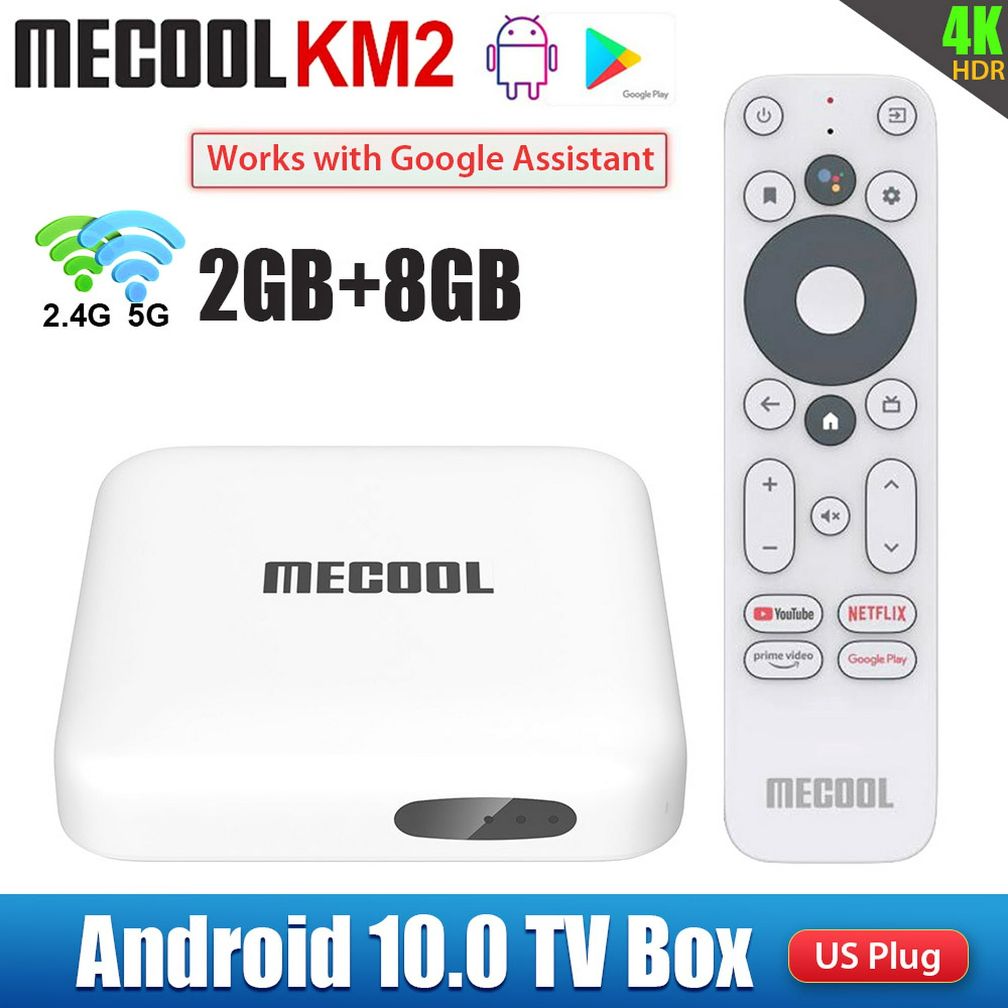 MECOOL KM2 Plus 4K Smart TV Box Guía del usuario