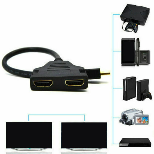 Convertidor de cable HD a VGA 1080P Adaptador de transmisor de TV Línea de  conversión macho a hembra, Blanco Inevent EL4877-02