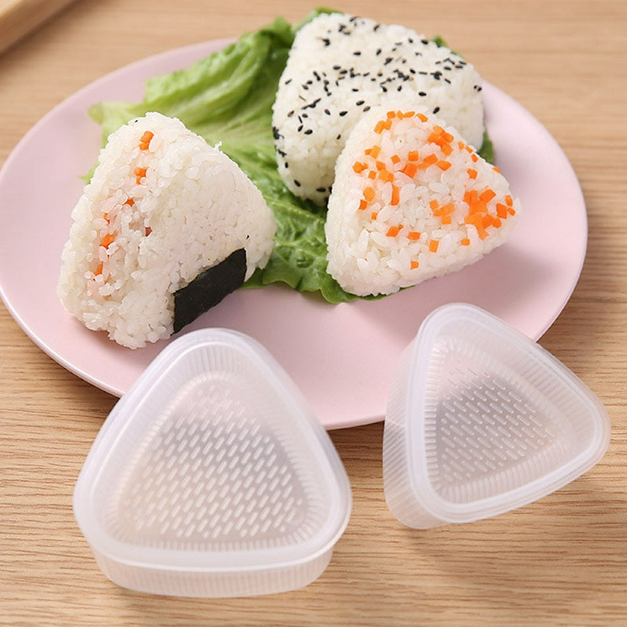 Nuevo molde para Sushi, Bola de arroz Onigiri, molde para prensa de  alimentos, molde para Sushi, bola de arroz Onigiri