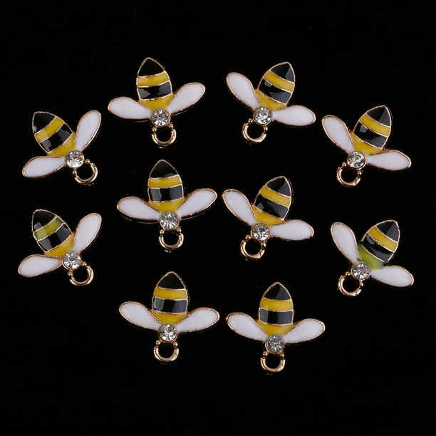 Imitación de abejas decorativas 12 cm, 6 piezas