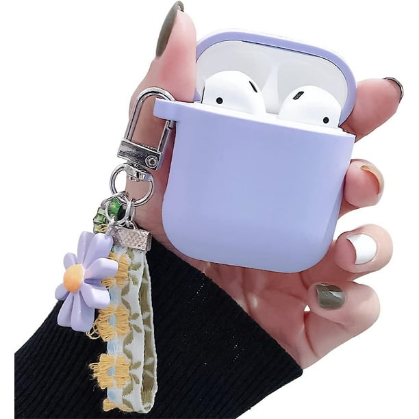 Compatible con funda para Airpods de silicona suave con bonito