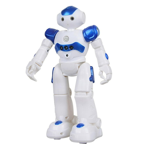 Robot Inteligente Programable Con Control Color Blanco