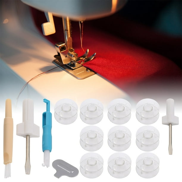 kit de costura para hilo de aguja estuche maquina coser accesorios agujas  hilos